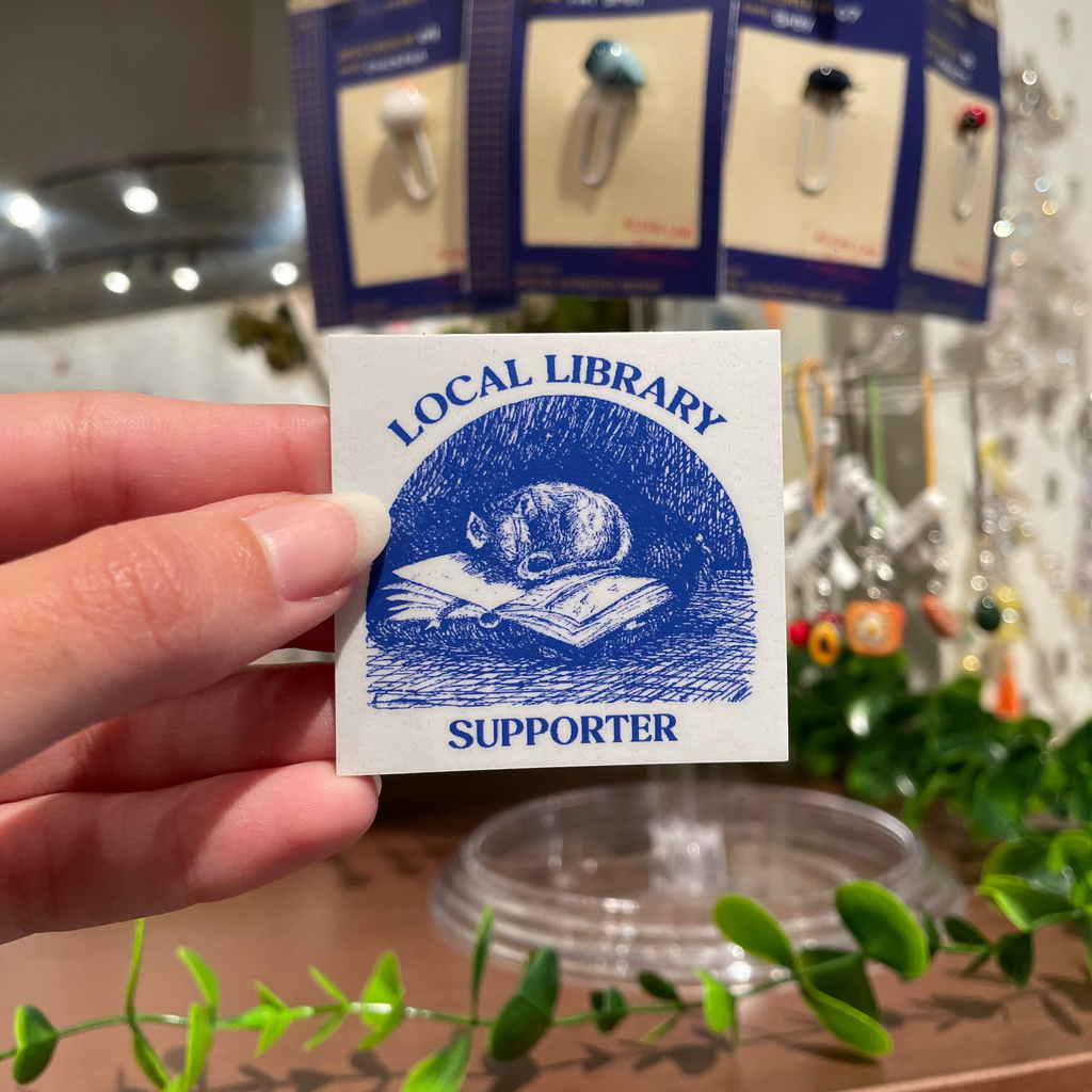 Local Library Supporter Sticker