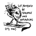 Be Strange Sticker